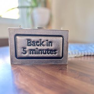 Anya Hindmarch Imperial Clutch - Be Back in 5 Minutes!